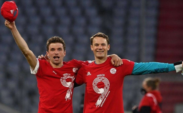 FC Bayern München wygrywa dziewięć kolejnych mistrzostw Bundesligi